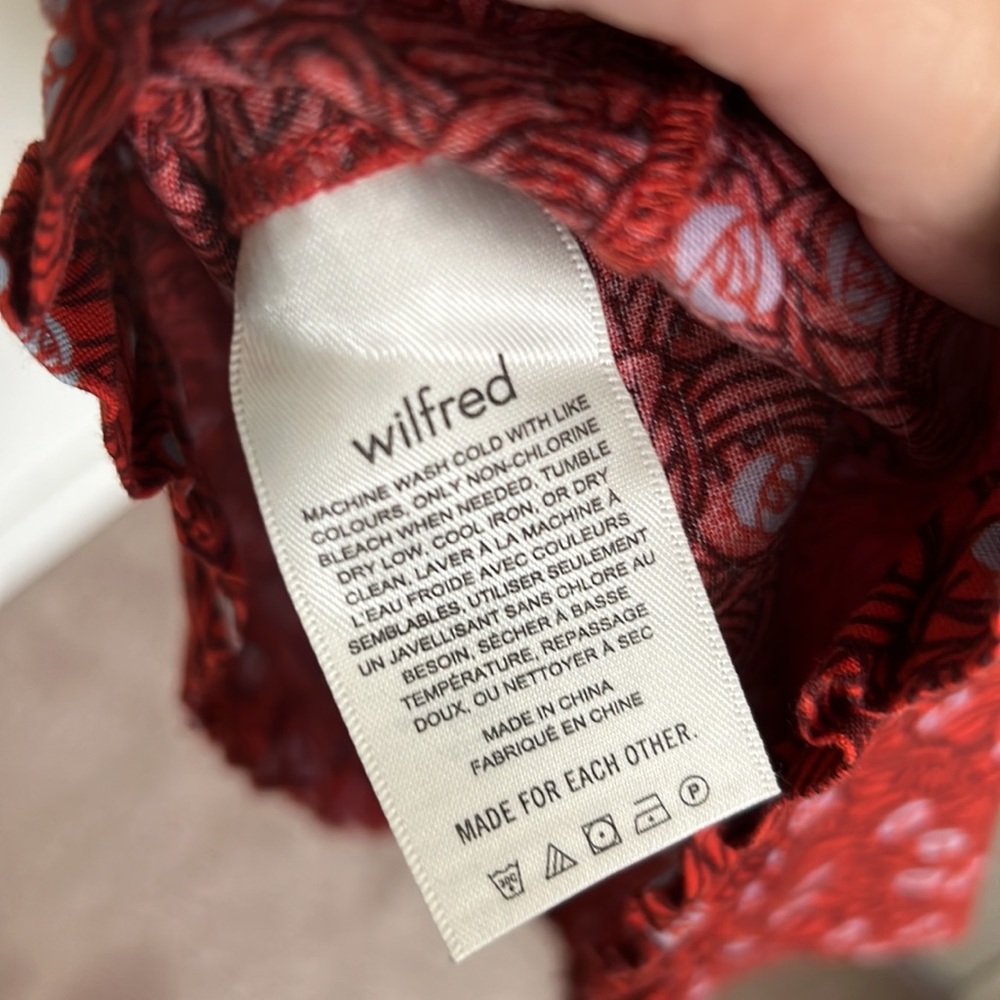 Aritzia Wilfred Dress - RED - Picture 6 of 7